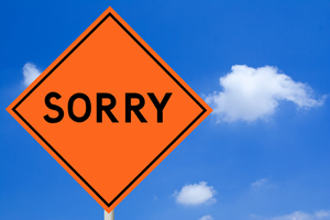 Sorry Error logo